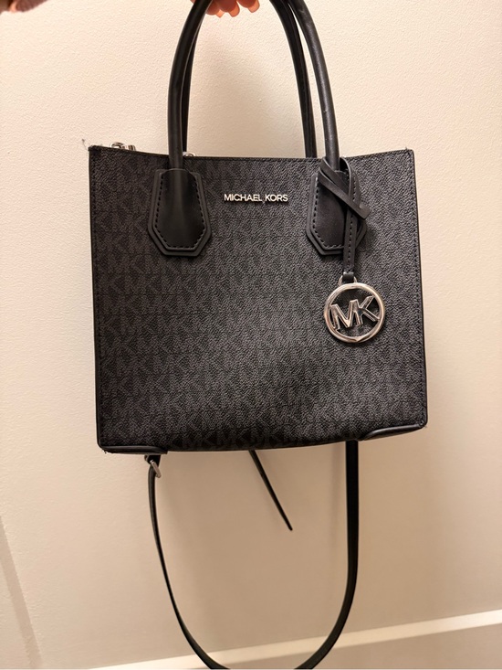 Michael Kors Handbags - Michael Kors Black MK Logo Crossbody Tote